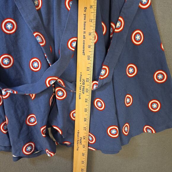Her Universe Marvel Captain America Shield Women's Size MD Skirt Suspender Blue - Picture 7 of 8
